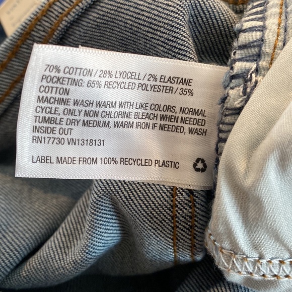Universal Thread Target High Rise Slim Straight Vintage Stretch Dark Blue NWT 14 - Picture 7 of 9